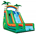 22' Tropical 2 Lane DRY Slide