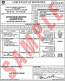 Insurance Certificate Listing Customer as Additional Insured
