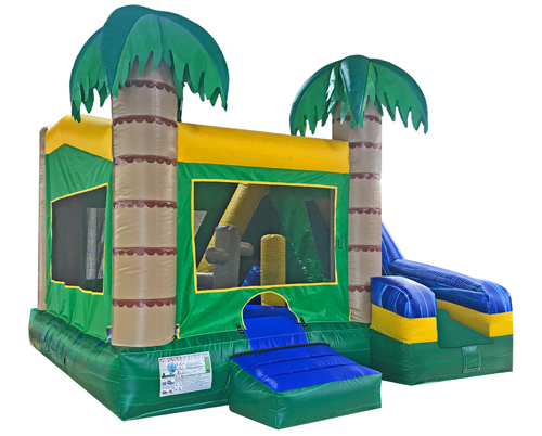 Tropical 5 in 1 Bounce & Slide Combo (Dry)